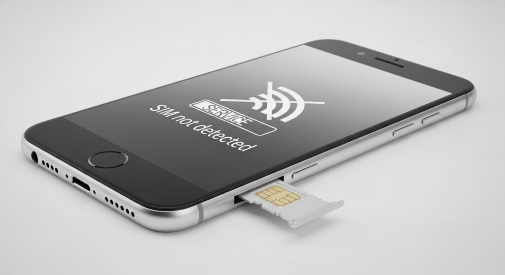 حل مشكلة الهاتف لا يقرأ الشريحة أو تظهر رسالة لا توجد خدمة