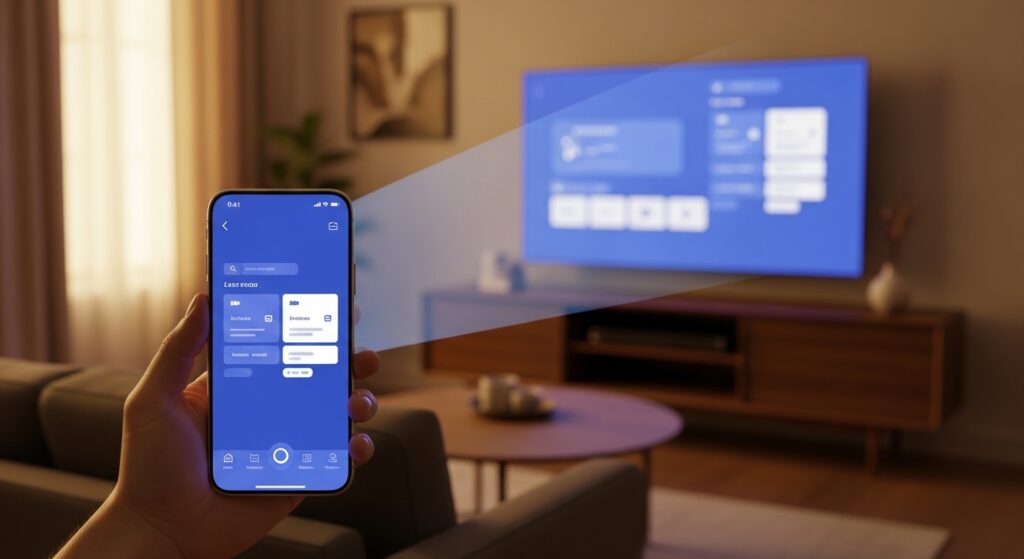 شرح توصيل الهاتف بالتلفاز عبر Cast أو Screen Mirroring خطوة بخطوة
